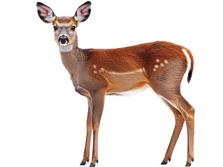Wall Mural - roe deer isolated on transparent background