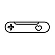 © Waliul - health bar icon, health bar line art - simple line art of health bar, perfect for health bar logos and icons