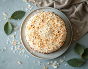 Wall Mural - Coconut Flavour Cake.