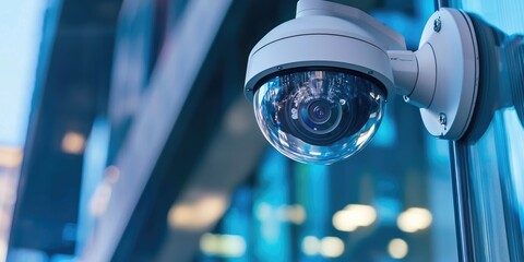 Leinwandbilder - Financial institution implementing cutting-edge data protection tools with a reliable and professional  ecurity  etup.