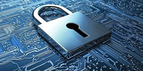Leinwandbilder - Financial institution implementing cutting-edge data protection tools with a reliable and professional  ecurity  etup.