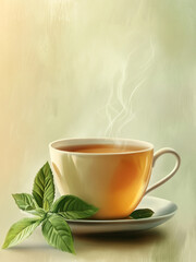 Cup of herbal tea