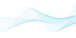 © KanokChandra - Abstract soft blue wave lines dynamic flowing colorful light isolated background. Vector illustration.