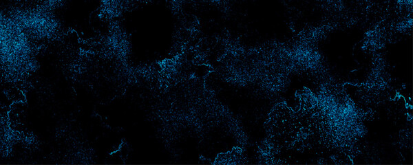 Wall Mural - grunge on deep dark teal marble background. vivid textured aquarelle painted black, teal watercolor 
