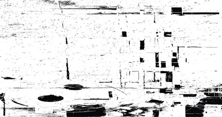 Rough, scratch, splatter grunge pattern design brush strokes. Overlay texture