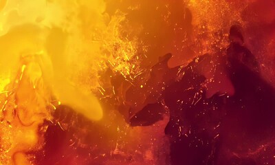 Wall Mural - Abstract fiery background with vibrant orange and red hues, evoking warmth and energy, suitable for creative projects
