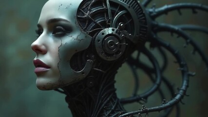 Fototapete - Biomechanical creature