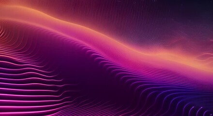 Wall Mural - Abstract noise waves 4K