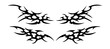 © Neocozmo Graphic - Wing shaped Neo tribal tattoo design , Y2k tribal design set