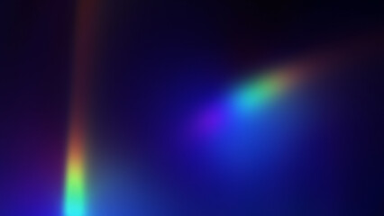 Wall Mural - prism light leak overlay: colorful prism light leaks create a surreal, dreamy effect, perfect for ov