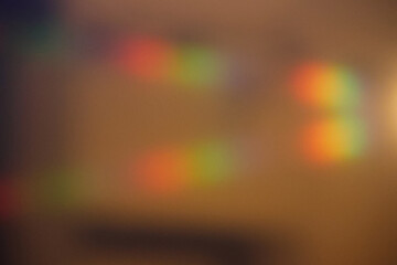 Light waves interference effect, color diffraction grating abstract background. Iridescent blurred holographic surface.