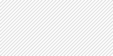 Wall Mural - diagonal line seamless pattern. slant thin lines. straight stripe. repeated white background. repeat