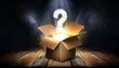 © Gianpietro - a mystery box with question mark on it