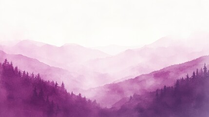 Wall Mural - abstract background, gentle gradients transitioning from pastel lavender to rich plum with a delicat