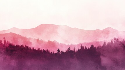 Wall Mural - abstract background, gentle gradients transitioning from pastel lavender to rich plum with a delicat