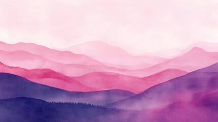 Wall Mural - abstract background, gentle gradients transitioning from pastel lavender to rich plum with a delicat