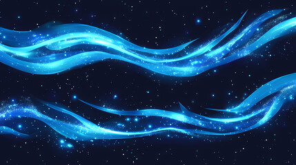 Wall Mural - speed blue light