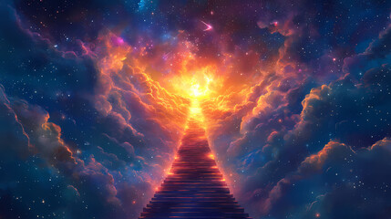 Wall Mural - surreal cosmic scene