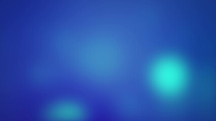 Wall Mural - turquoise bursts on shifting blue gradient 4k loop features a shifting blue gradient atmosphere with