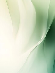 Wall Mural - A tranquil abstract gradient background with soft creams and muted greens.featuring gentle color transitions.focusing on peace and relaxation.ideal for wellness and beauty content