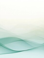 Wall Mural - A tranquil abstract gradient background with soft creams and muted greens.featuring gentle color transitions.focusing on peace and relaxation.ideal for wellness and beauty content