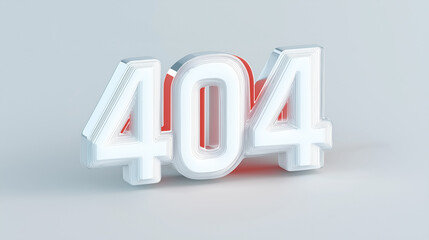 Poster - 404 error message showing a website problem