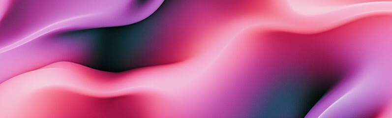 Wall Mural - Flowing abstract pink and purple gradient creating smooth waves