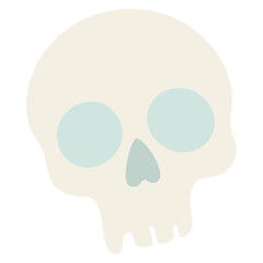 Wall Mural - abstract skull illustration minimalist decorative vector