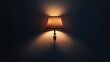© sup - Illuminated Wall Sconce: A Study in Warm Light and Shadow