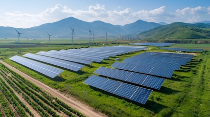 Poster - Expansive renewable energy grid harnessing the power of solar wind