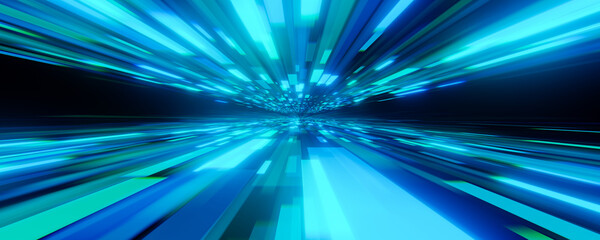 Wall Mural - futuristic digital speed motion background