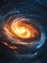 Wall Mural - Spiral Galaxy in Sky