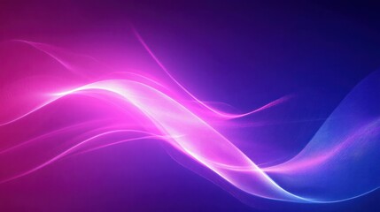 Wall Mural - Abstract Purple and Blue Waves