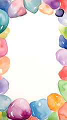 Wall Mural - digital vintage watercolor stones abstract graphic poster background