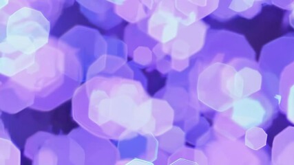 Aufkleber - Blurred abstract bokeh lights in purple hues, festive background. Celebration and event concept
