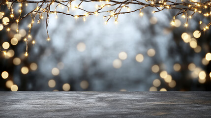 Sticker - Twinkling lights create magical bokeh background for festive occasions