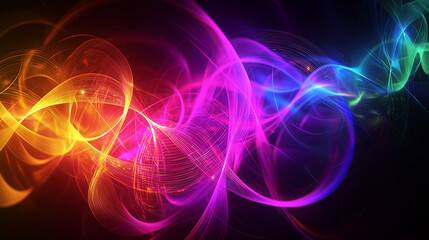 A science fiction scene of a quantum portal opening in a research facility, emitting a dazzling array of colors and particles, blending advanced technology with otherworldly energy.
