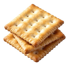 Cracker isolated on transparent background