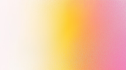 Leinwandbilder - Soft pastel gradient background with pink, orange, and yellow tones featuring a grainy texture. Ideal for design templates, banners, and posters. Ultra-realistic soft-focus abstract wallpaper concept.