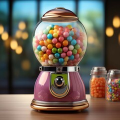 candy in a glass jar