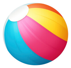 Wall Mural - PNG Beach-ball sphere egg