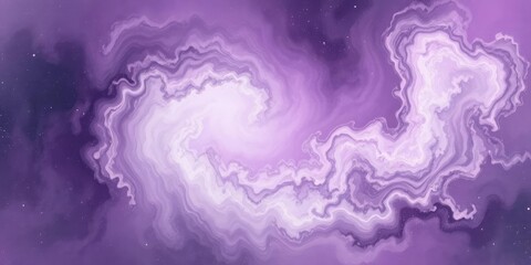 abstract purple and white swirling nebula resembling a celestial storm, ethereal, mysterious