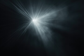 a radiant light beam bursts from a central point, radiating outwards in a dramatic, ethereal display