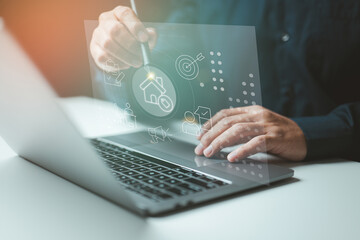 Poster - Digital integration: Streamlining tasks with smart tools for productivity and success. Empowering workflows with innovative digital systems.