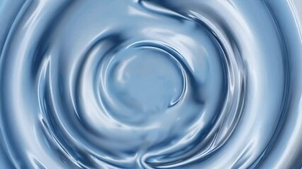 Aufkleber - Smooth spiral pattern in metallic blue shade, abstract background. Modern art and design concept