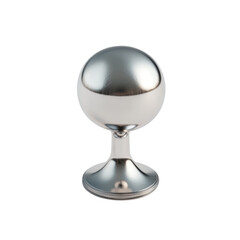 Aufkleber - Polished Metal Sphere on a Pedestal Base