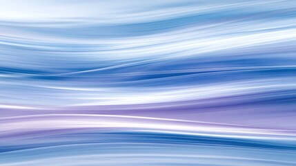 Poster - A smooth gradient abstract background in shades of blue and purple, with soft, flowing transitions and a slight blur effect for a calming visual