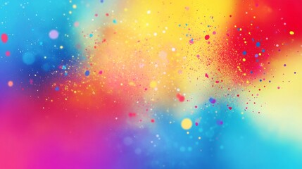 Wall Mural - a vibrant carnival gradient background.featuring bright reds, blues, and yellows.emphasizing celebra