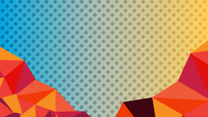 abstract geometric pattern with colorful design and gradient background