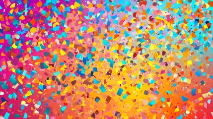 Wall Mural - a vibrant festival confetti gradient background.featuring bright colors and confetti.highlighting ce
